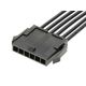 molex コネクタ付リード線， コネクタ1極数:8， コネクタ1行数:1， 214753ー1082 1個（直送品）