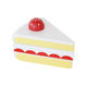 エド・インター 木のままごとあそび いちごのショートケーキ 1個