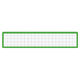 コクヨ マグネット見出し カード寸法19×105mm 緑 マク-411G 1セット(7枚)