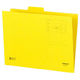 コクヨ 1/4カットフォルダー(カラー) A4 第2見出し A4-4F-2Y 1セット(18冊)