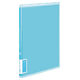 コクヨ クリヤーブック<コロレー>固定式 A4縦 20枚ポケット ブルー ラ-V20B 1セット(3冊)