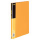 コクヨ クリヤーブック＜ベーシック＞ 固定式　A4タテ　20枚ポケット　黄　イエロー　ラ-B20Y 1セット（4冊）