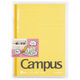 コクヨ キャンパスカバーノート（プリント収容ポケット付き）イエロー ノ-623AN-Y 1セット（6冊）