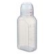 エムアイケミカル 投薬瓶ハイオール 100mL 凸凹目盛り（滅菌済）赤線目盛り薬杯付 24809707 100CC（10本入x18袋）） 1箱（直送品）