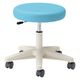 マツヨシ ナースチェア(背なし) 背なし 25256601 ライトブルー MY-N3245R 1台（直送品）