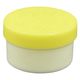 浅井商事 プラ壷 24810002 黄 20ML(100コイリ) 1箱(100入)（直送品）