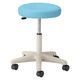 マツヨシ ナースチェア(ハイタイプ) 背なし 25256502 ライトブルー MY-N3250R(セナシ) 1台（直送品）