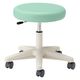 マツヨシ ナースチェア(背なし) 背なし 25256601 ミントグリーン MY-N3245R 1台（直送品）