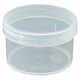 浅井商事 プラ壷 24810004 透明 50ML(100コイリ) 1箱(100入)