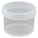 浅井商事 プラ壷 24810003 透明 30ML(100コイリ) 1箱(100入)（直送品）