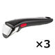 T-fal（ティファール） インジニオ・ネオ 専用取っ手 グロッシー・ブラック L98634 1セット(1個×3)