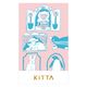 キングジム KITTA 切手風シール キッタスペシャル(オウチ) KITPP002 1冊