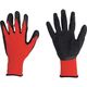 丸和ケミカル 天然ゴム背抜き手袋(レッド) Lサイズ 751-L 1セット(10双) 569-2505（直送品）