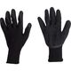 丸和ケミカル 天然ゴム背抜き手袋(ブラック) Lサイズ 762-L 1セット(10双) 569-2502（直送品）