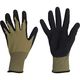丸和ケミカル 発泡天然ゴム背抜き手袋(カーキ) Lサイズ 901-L 1セット(10双) 569-2493（直送品）