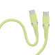 磁気研究所 柔らかく絡みにくいType-Cケーブル USB CtoC USB2.0 ピスタチオグリーン HD-STCC100W1GN 1個
