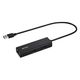 バッファロー 有線LANアダプター USB-A接続 Giga対応 ハブ付 ブラック LUD-U3-AU101BK 1個