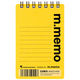 マルマン A7メモ エムメモ 6mm横罫 イエロー N595A-04 1冊