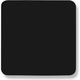 シモジマ コースター 90角丸 黒 0.8mm厚 004520005 1袋(100枚)