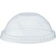 シモジマ 透明カップ ドーム蓋 74mm口径用 穴なし 004526009 1袋(50個)