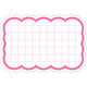 ササガワ 抜型カード 波四角 中 ピンク 16-4153 1冊(50枚)
