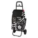 レップ ショッピングカート カートセット 保冷保温 40L フラワー ブラック 1個 キャリーカート1WAY  買い物 荷物運び COCORO