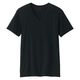 【メンズ】無印良品 紳士 あったか綿 Vネック半袖Tシャツ 紳士L 黒 良品計画
