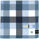 ニシオ POLO フォーマルハンカチ ブルー PLM5045BL 1セット(5枚)（直送品）