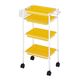 西村製作所 トレーワゴン(Cー305) 510×280×835mm イエロー 66-0014-44 1台（直送品）