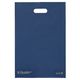 アズワン ポリ袋ハード型 ネイビー 25×40cm 厚み表記入 100枚 67-6871-40 1セット(100枚)（直送品）