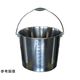杉山工業 18ー8目盛付バケツ(ニギリステン)約10L SH-640B-H 1個 67-2417-48（直送品）