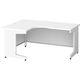 プラス スチールOAデスク フラットライン＋(プラス) L型デスク左 ホワイト天板/ホワイト脚 幅1600×奥行700×高さ720ｍｍ 1台(3梱包)（取寄品）