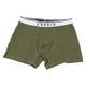 メンズ コットンロゴ無地ボクサーパンツ カーキ M LAKOLE/ラコレ