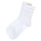 【LAKOLE/ラコレ】 【ユニセックス】ジャストルーズソックス ホワイト 25～27cm