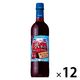 サントリー 氷と楽しむおいしいワイン。 酸化防止剤無添加　濃い赤 赤ワイン　ミディアムボディ　720ml　1セット（1本×12）