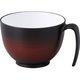 台和 取っ手付どんぶり ブラウン HS-N37-MO 1個