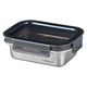 LIV PLUS 保存容器 ステンレス 長方形 400ml 電子レンジ対応 シルバー LST511 1個