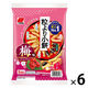 粒より小餅 梅味80g 1セット（1個×6） 三幸製菓 あられ 煎餅