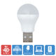 YSN USBミニ電球型ライト HX10LT-010WH 1個（直送品）