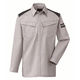 日新被服 長袖シャツ SR2643-40-L シルバー 1着（直送品）