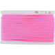 日本紐釦貿易 アクリルコード 約φ6mm×25m ピンク DY250-9 1巻25m巻×2巻セット（直送品）