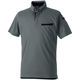 桑和（SOWA） 半袖ポロシャツ（胸ポケット） チャコールグレー 5L  7335-51　1着（直送品）