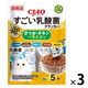 いなば CIAO チャオ すごい乳酸菌クランキー かつお・チキンバラエティ 総合栄養食 国産（22g×5袋入）3袋 キャットフード