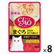 いなば CIAO チャオ まぐろ ささみ・まぐろ節入り 国産 40g 1セット（1袋×8）キャットフード 猫用 パウチ