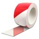 セーフラン安全用品 厚手PVCラインテープ 幅50mmx 22m 厚0.2mm 赤/白 J2352-R/W 1巻