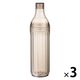 シービージャパン LSボトル 1L グレイッシュブラウン 1セット（3個）