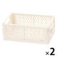 デスクコンテナ（S） アイボリー 1セット（1個×2） LAKOLE/ラコレ