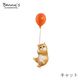 紅石 動物オブジェ バルーン(ベニーズキャット) 2個入り QB-033Y 1箱(2個入)（直送品）