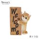紅石 動物オブジェ ウェルカム(ベニーズキャット) QB-035Y 1個（直送品）