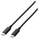 Type-Cケーブル (C to C) USB2.0 2m PD 60W 急速充電 ブラック GM-CC20BK エレコム 1個